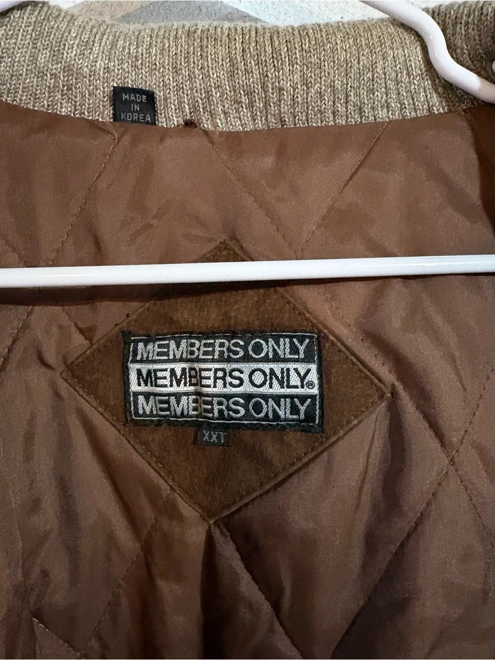 Members Only Suede Multi Pocket Lined Jacket | Size: XXT